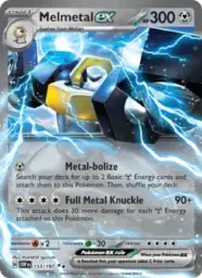 Reference image of Melmetal ex, Obsidian Flames