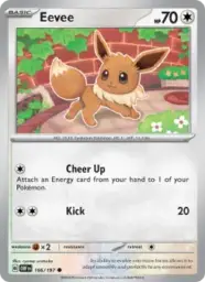 Reference image of Eevee, Obsidian Flames