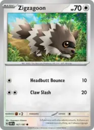 Reference image of Zigzagoon, Obsidian Flames
