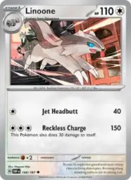 Reference image of Linoone, Obsidian Flames