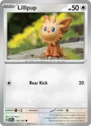Reference image of Lillipup, Obsidian Flames