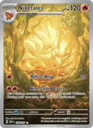 Reference image of Ninetales, Obsidian Flames