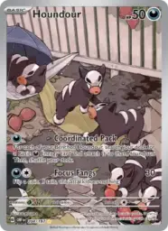 Reference image of Houndour, Obsidian Flames