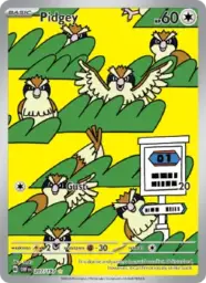 Reference image of Pidgey, Obsidian Flames