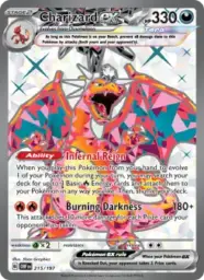 Reference image of Charizard ex, Obsidian Flames