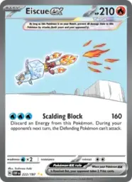 Reference image of Eiscue ex, Obsidian Flames