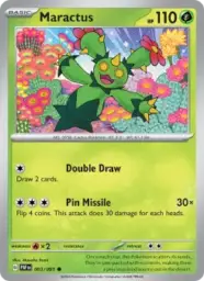 Reference image of Maractus, Paldean Fates