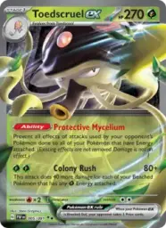 Reference image of Toedscruel ex, Paldean Fates