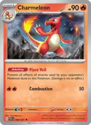 Reference image of Charmeleon, Paldean Fates