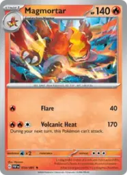 Reference image of Magmortar, Paldean Fates