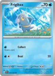 Reference image of Frigibax, Paldean Fates