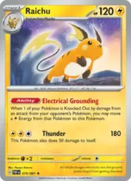 Reference image of Raichu, Paldean Fates