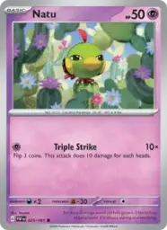 Reference image of Natu, Paldean Fates