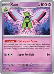 Reference image of Xatu, Paldean Fates