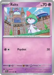 Reference image of Ralts, Paldean Fates