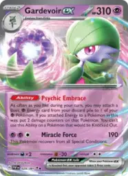 Reference image of Gardevoir ex, Paldean Fates