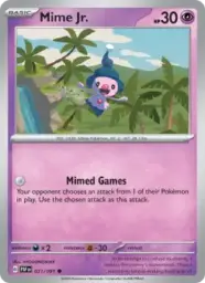 Reference image of Mime Jr., Paldean Fates