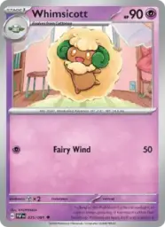 Reference image of Whimsicott, Paldean Fates
