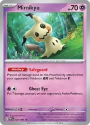 Reference image of Mimikyu, Paldean Fates