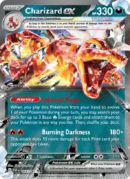 Reference image of Charizard ex, Paldean Fates