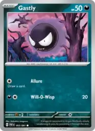 Reference image of Gastly, Paldean Fates