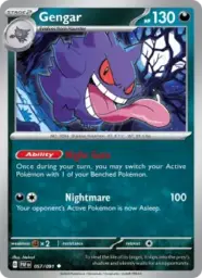 Reference image of Gengar, Paldean Fates