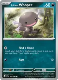 Reference image of Paldean Wooper, Paldean Fates