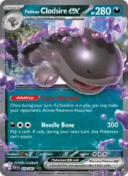 Reference image of Paldean Clodsire ex, Paldean Fates