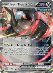 Reference image of Iron Treads ex, Paldean Fates