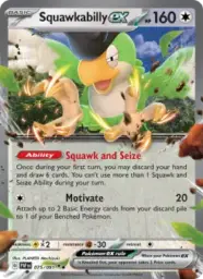 Reference image of Squawkabilly ex, Paldean Fates