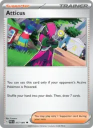 Reference image of Atticus, Paldean Fates