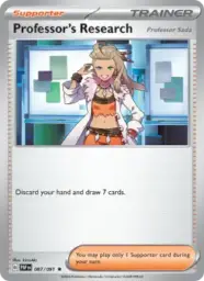 Reference image of Professor's Research, Paldean Fates