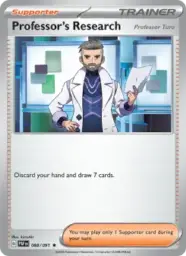 Reference image of Professor's Research, Paldean Fates