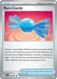 Reference image of Rare Candy, Paldean Fates