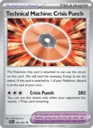 Reference image of Technical Machine: Crisis Punch, Paldean Fates