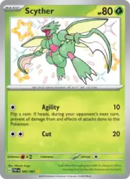 Reference image of Scyther, Paldean Fates