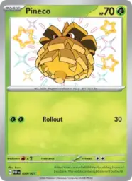 Reference image of Pineco, Paldean Fates