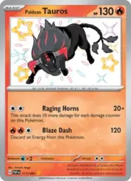 Reference image of Paldean Tauros, Paldean Fates