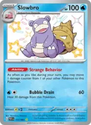Reference image of Slowbro, Paldean Fates