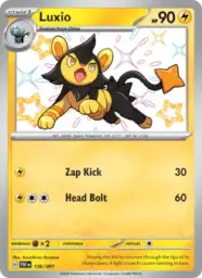 Reference image of Luxio, Paldean Fates