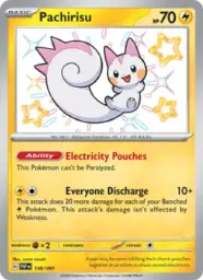 Reference image of Pachirisu, Paldean Fates