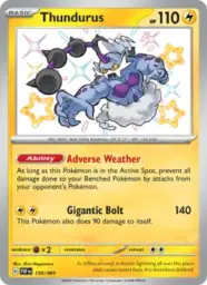 Reference image of Thundurus, Paldean Fates