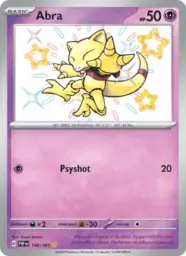 Reference image of Abra, Paldean Fates