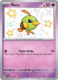Reference image of Natu, Paldean Fates