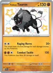 Reference image of Paldean Tauros, Paldean Fates