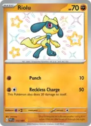 Reference image of Riolu, Paldean Fates