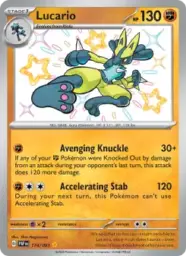 Reference image of Lucario, Paldean Fates