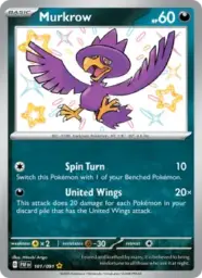 Reference image of Murkrow, Paldean Fates