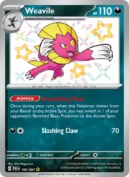 Reference image of Weavile, Paldean Fates