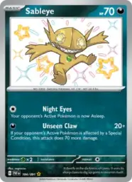 Reference image of Sableye, Paldean Fates